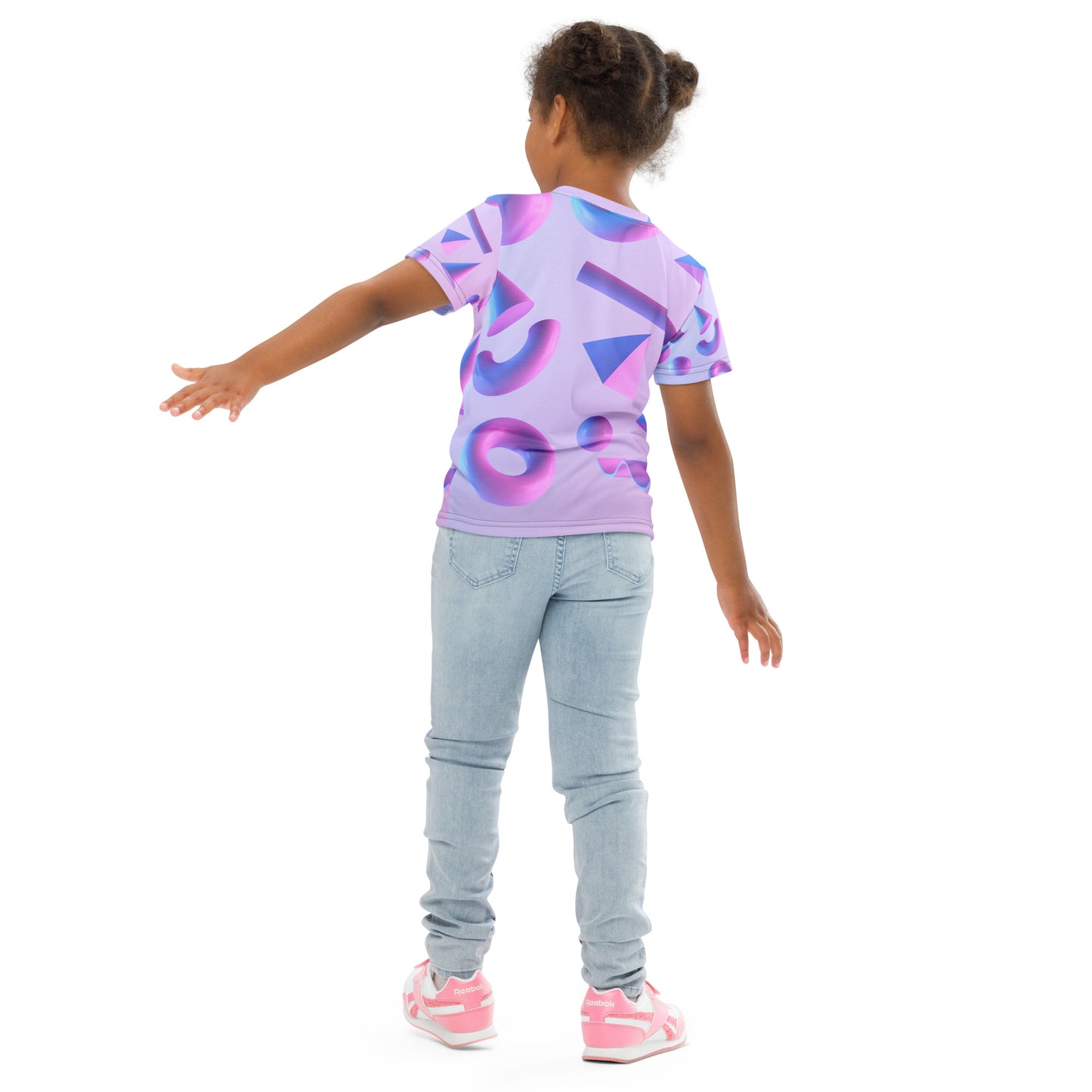 Kids crew neck t-shirt (Purple)