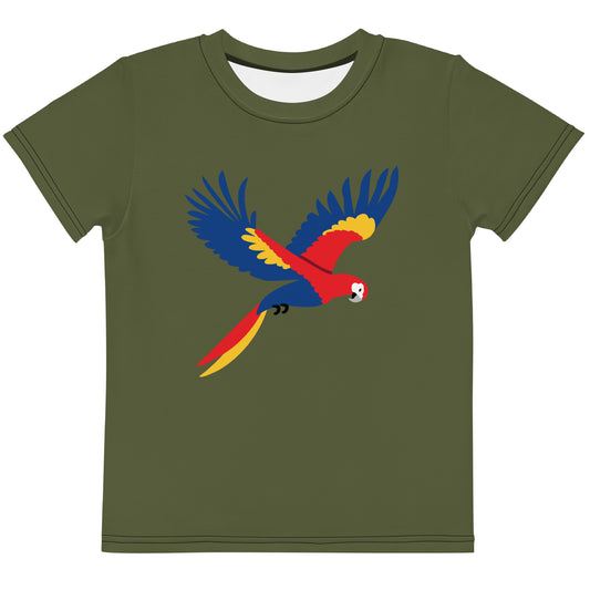 Kids crew neck t-shirt (Parrot)