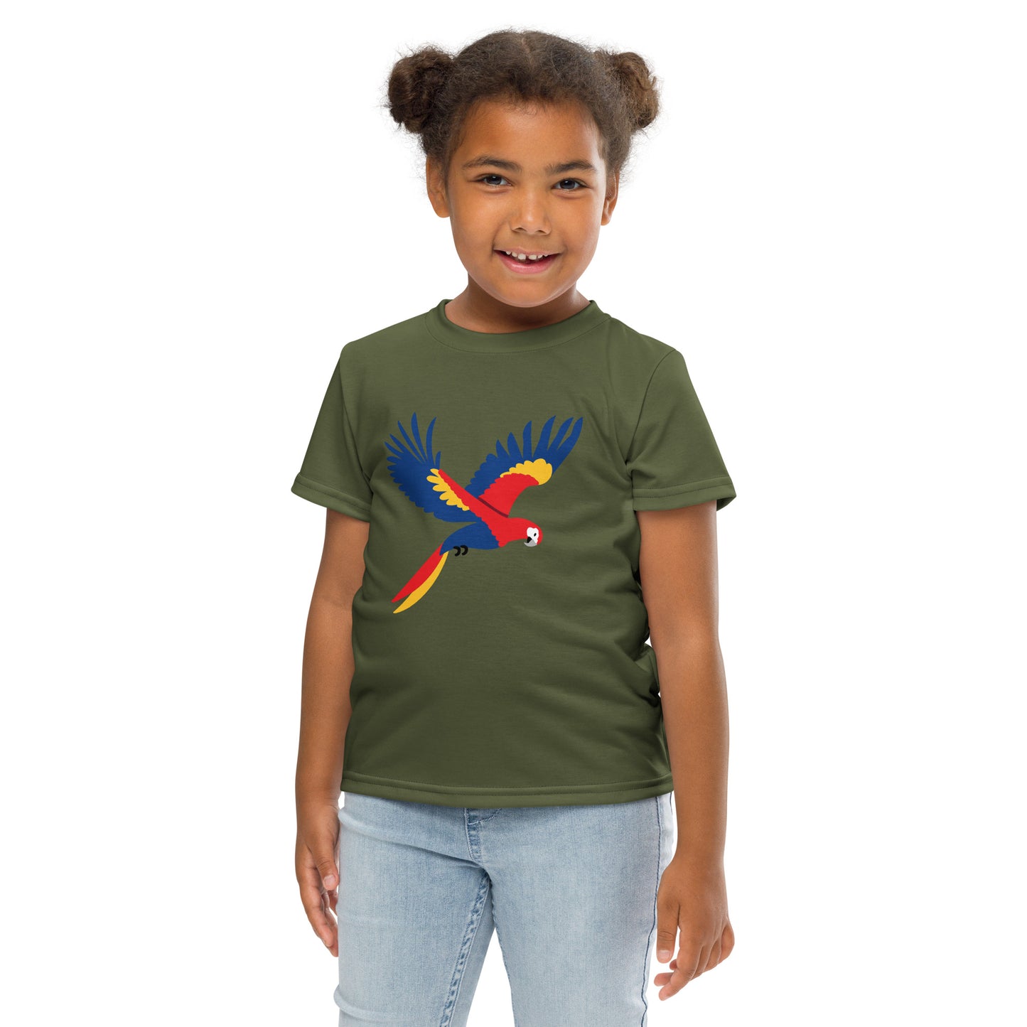 Kids crew neck t-shirt (Parrot)