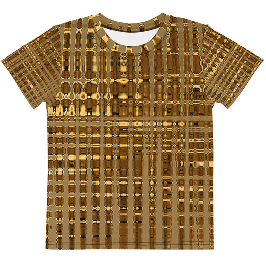 Kids crew neck t-shirt (Golden)