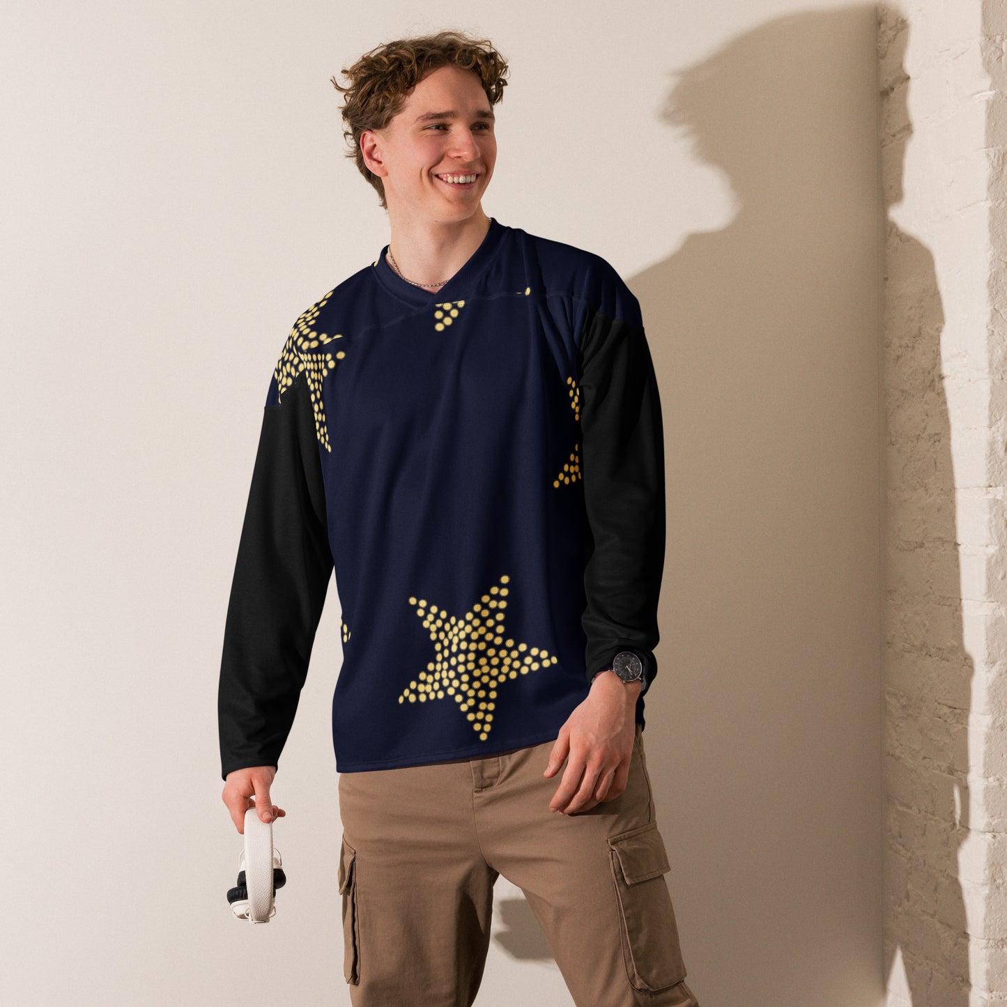 Recycled hockey fan jersey (Stars)