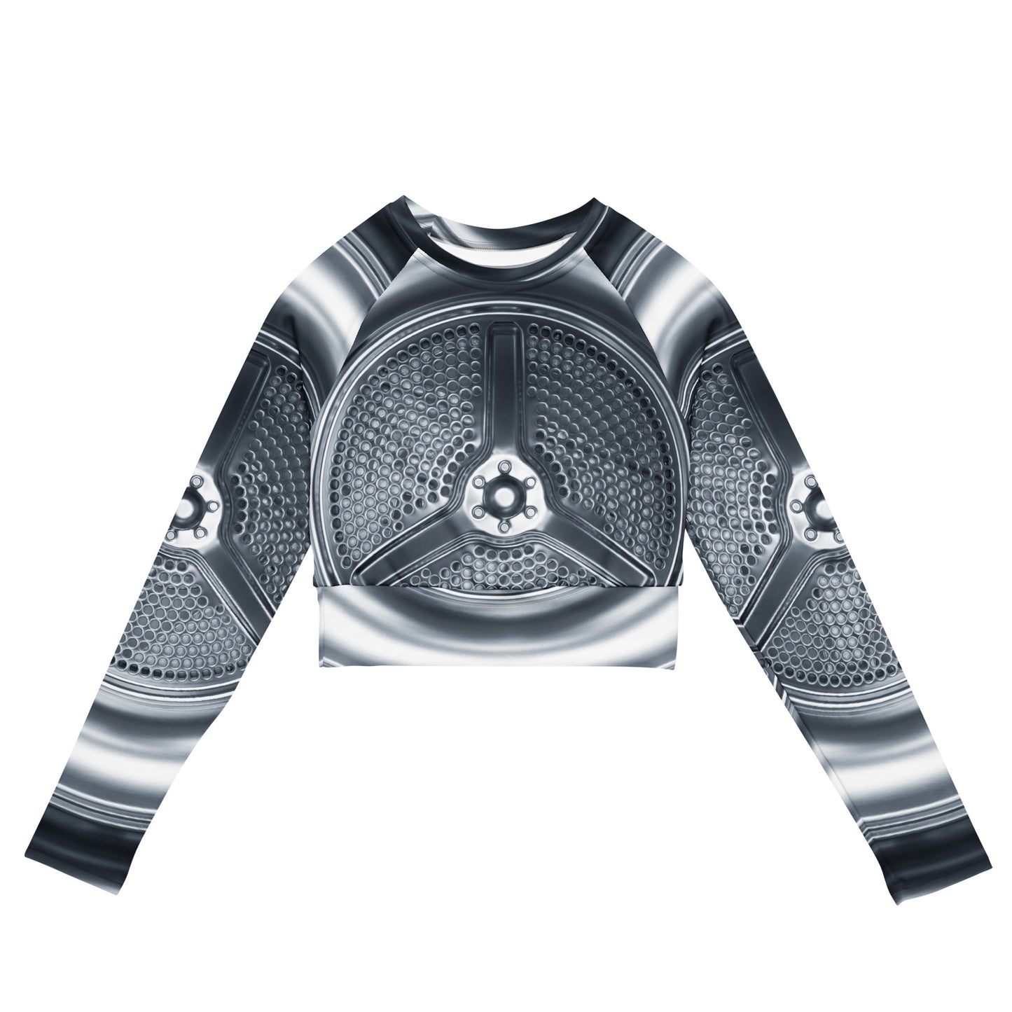 Recycled long-sleeve crop top (Bionic)