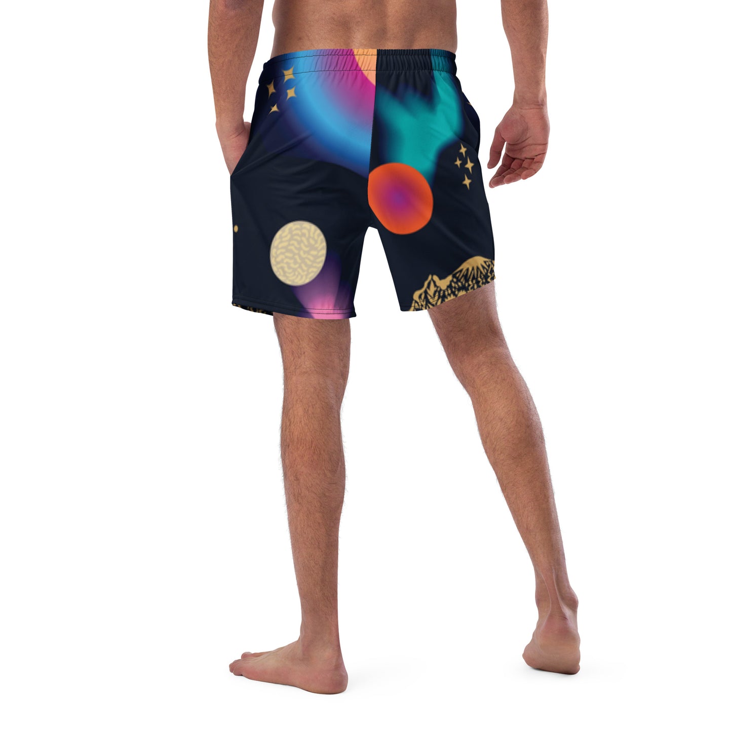 Men's swim trunks (Planets)