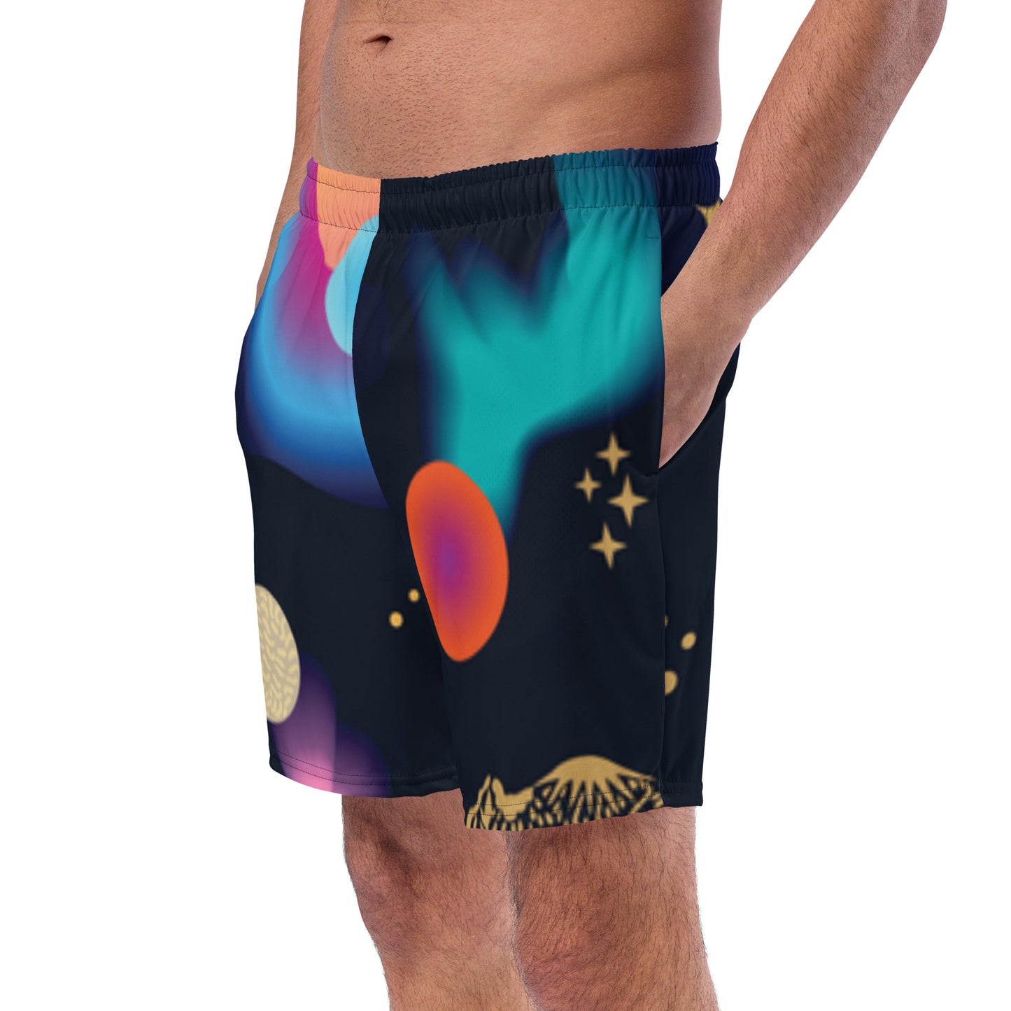 Men's swim trunks (Planets)