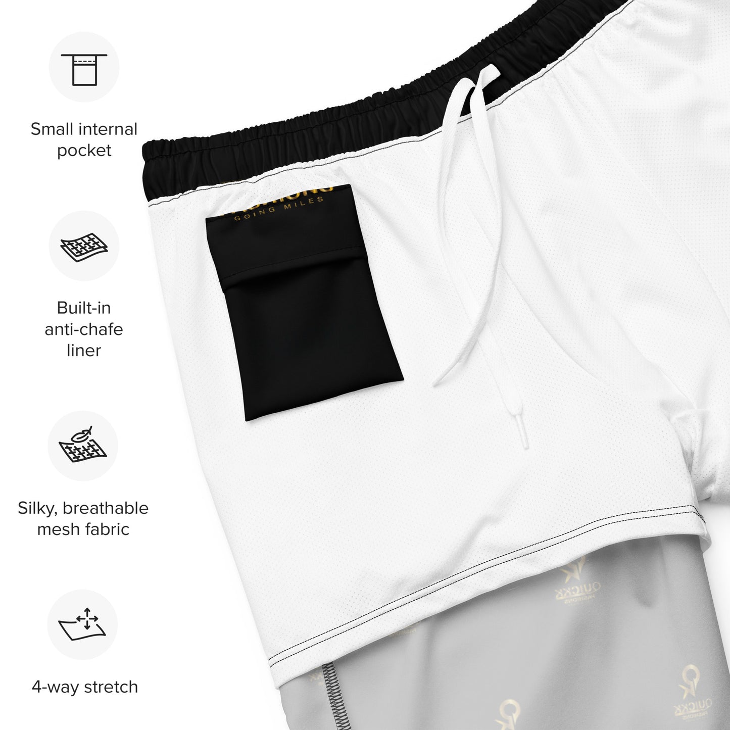 Men's swim trunks (Golden Quickk)