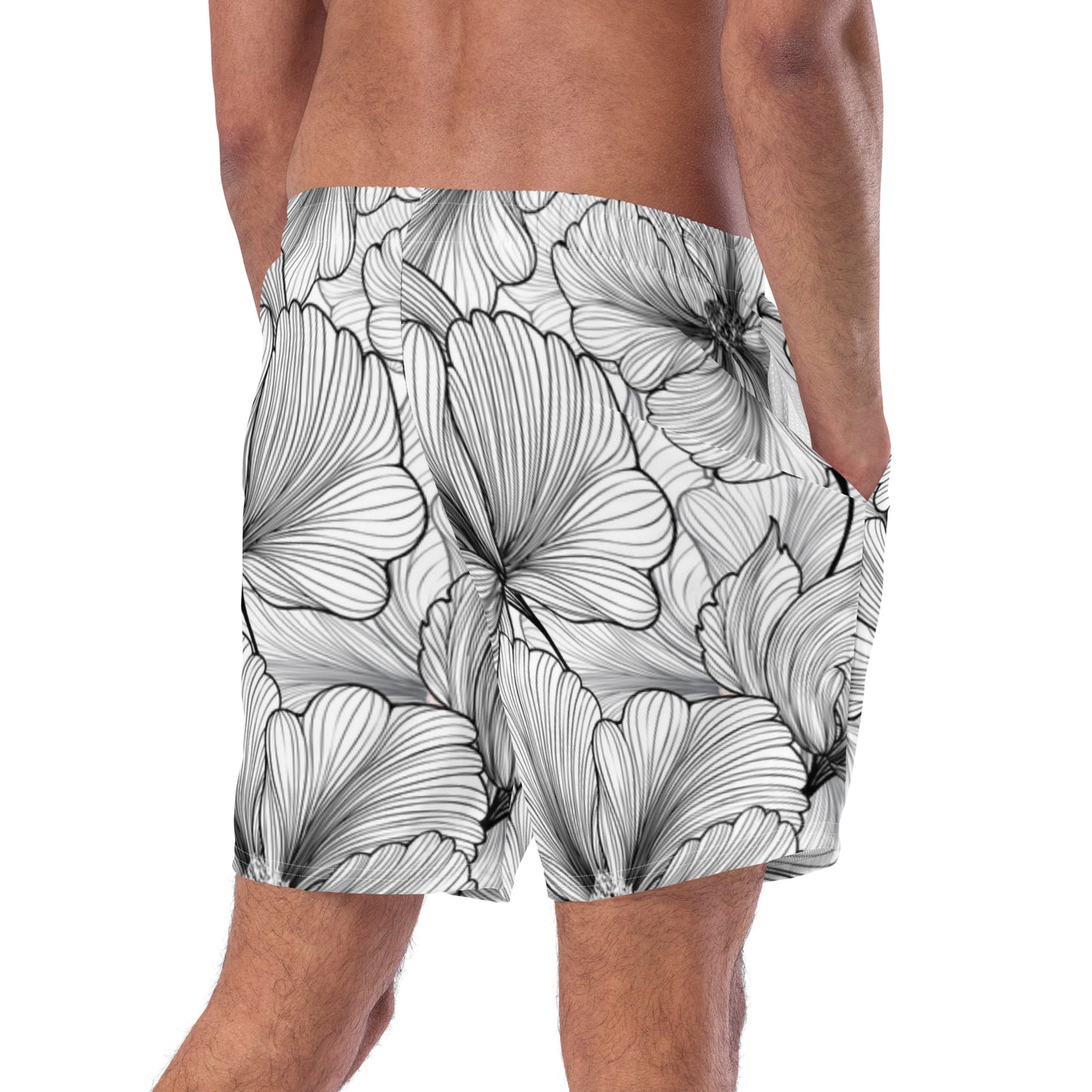 Men's swim trunks (Flowers)