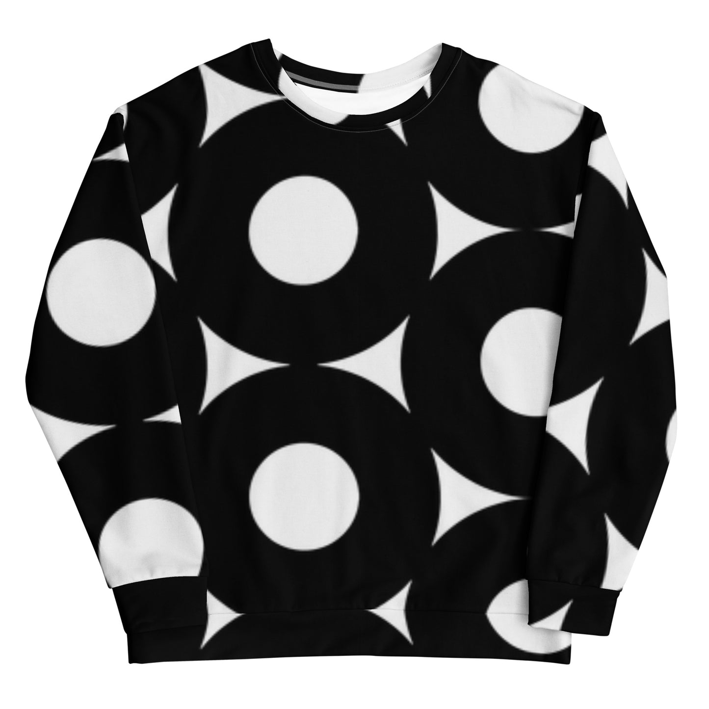 Unisex Sweatshirt (B&W Circle)