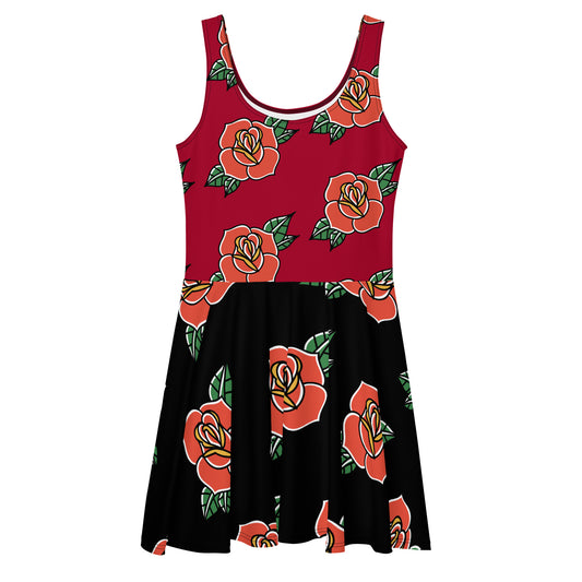 Skater Dress (Roses)