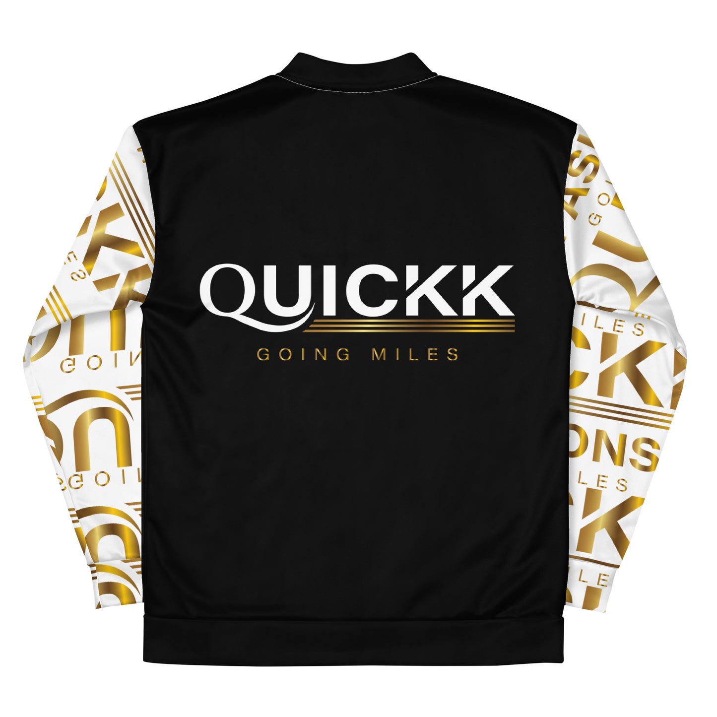 Unisex Bomber Jacket (Gold Quickk)