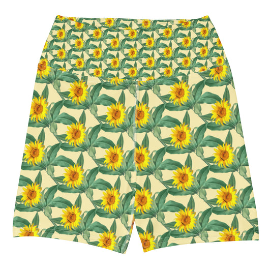 Yoga Shorts (Sunflower)