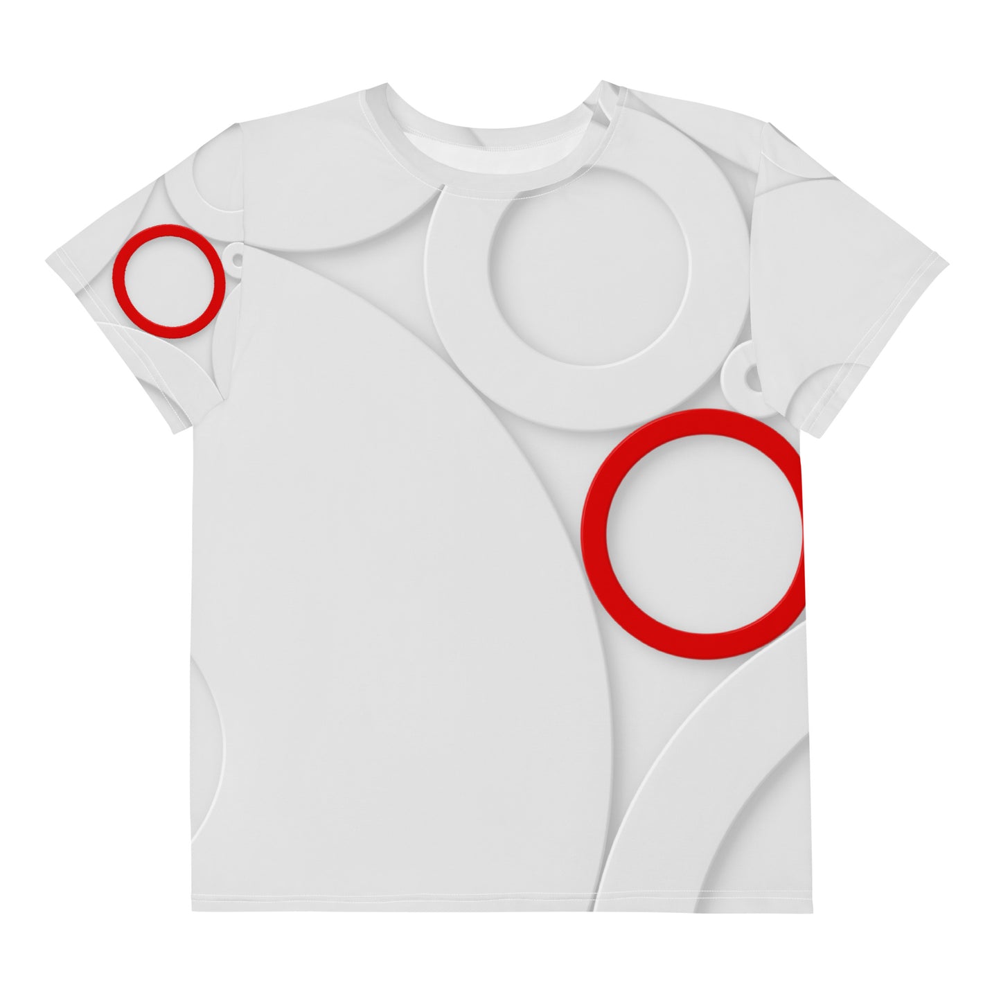 Youth crew neck t-shirt (Red Circle)