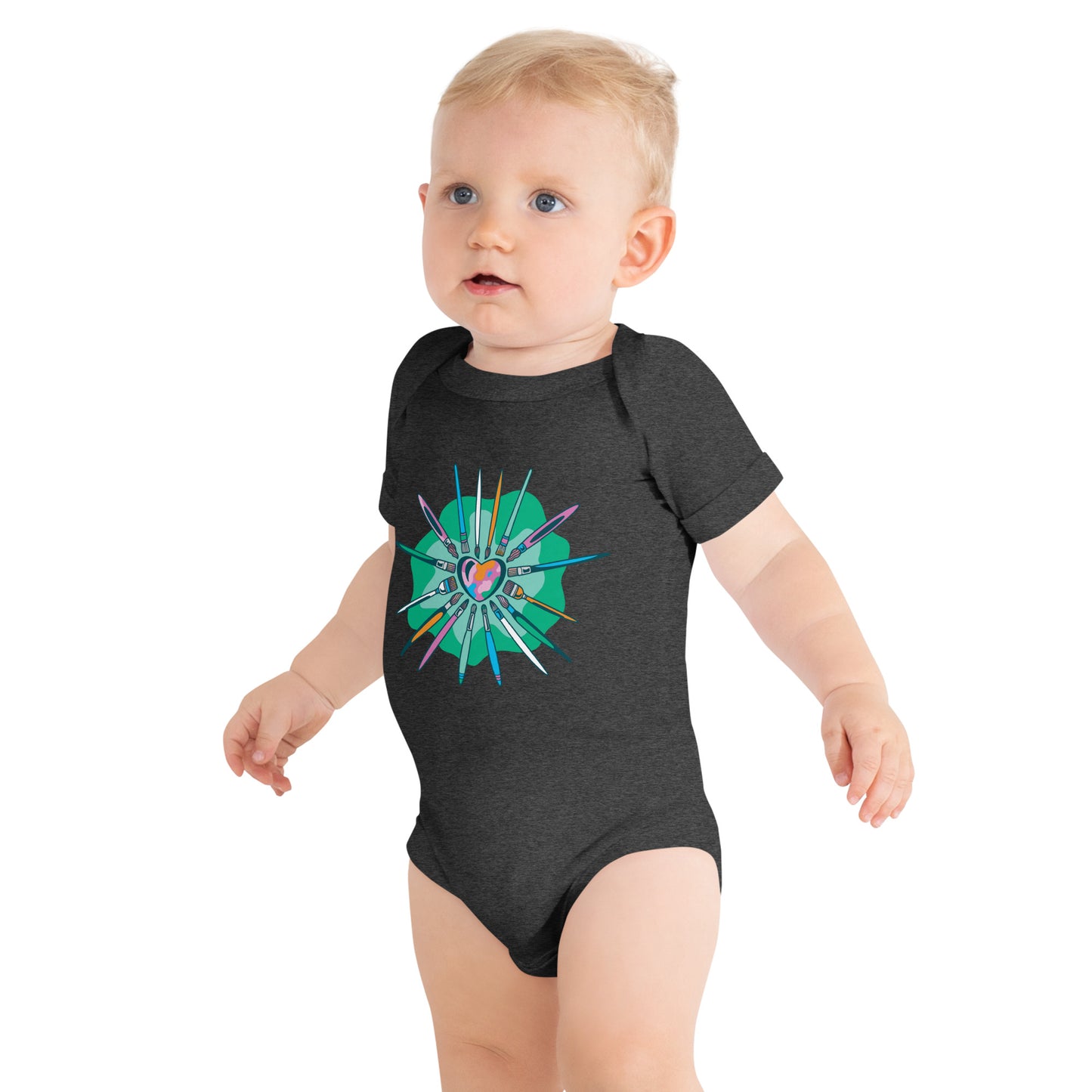 Baby short sleeve one piece