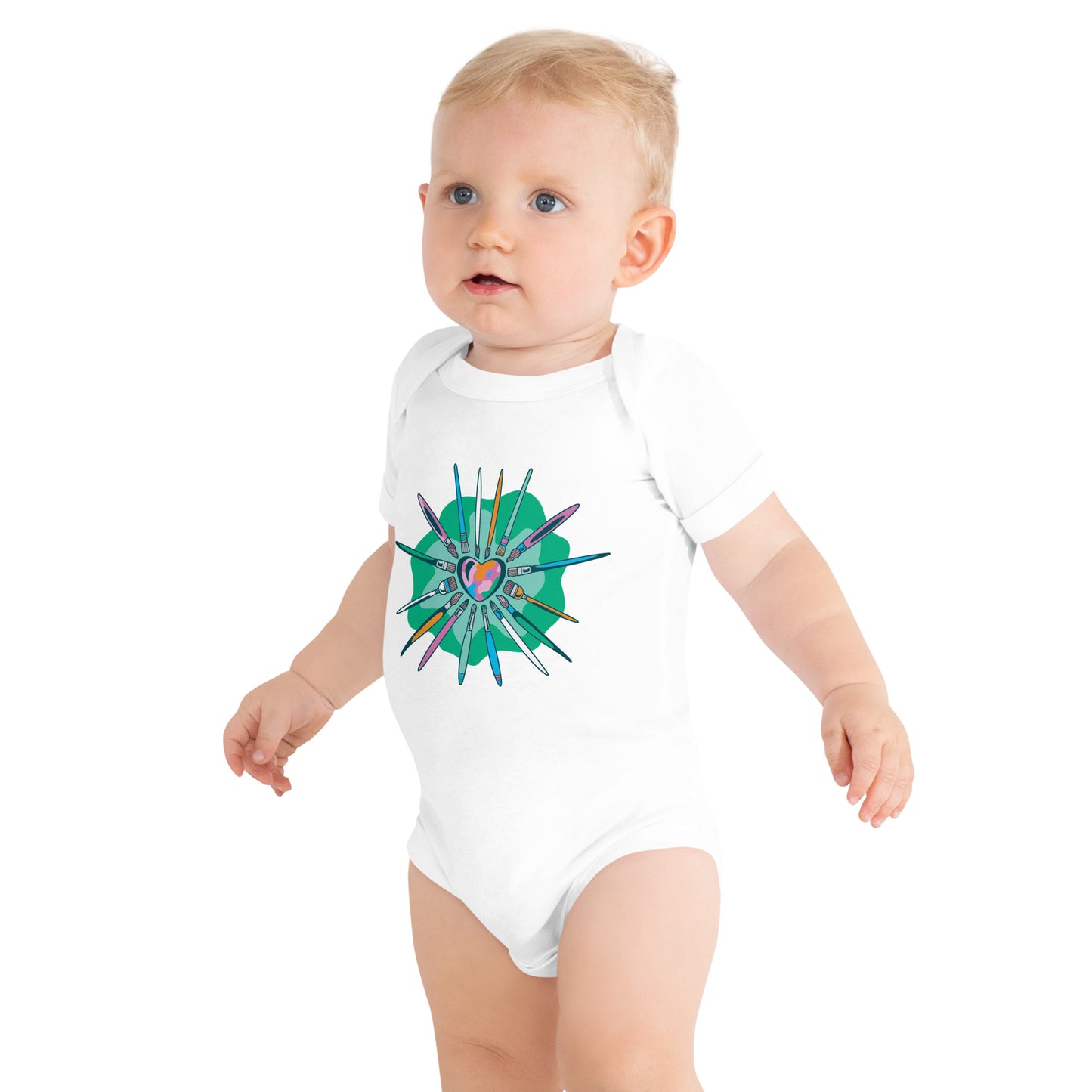 Baby short sleeve one piece