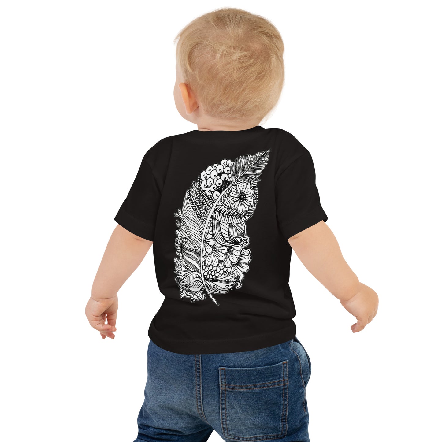 Baby Jersey Short Sleeve Tee (Feather)