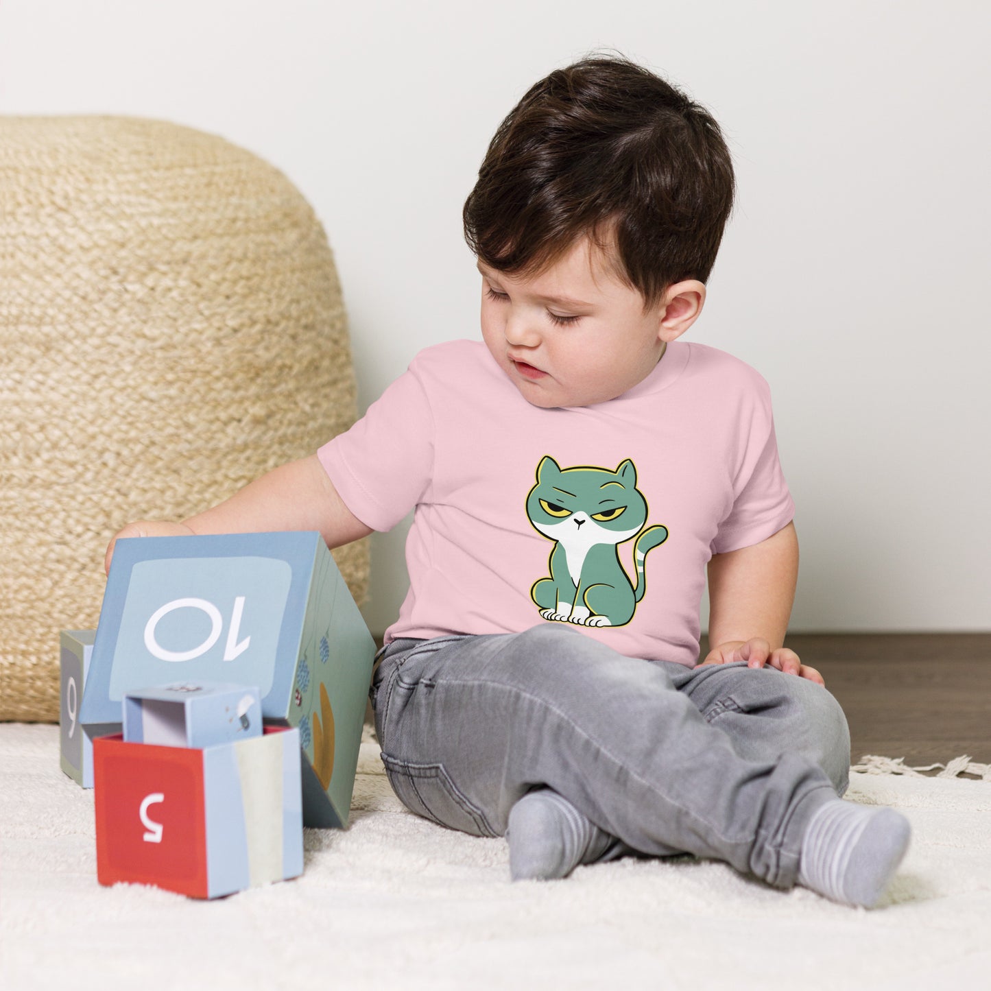 Baby Jersey Short Sleeve Tee (Kitty)