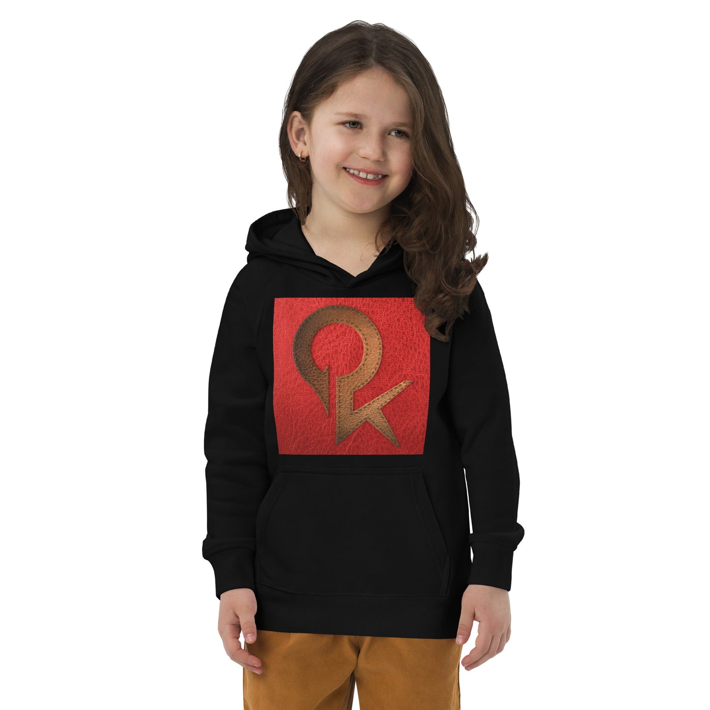 Kids eco hoodie (Red Quickk)