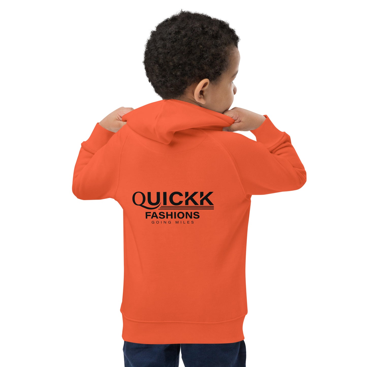 Kids eco hoodie (Black Quickk)