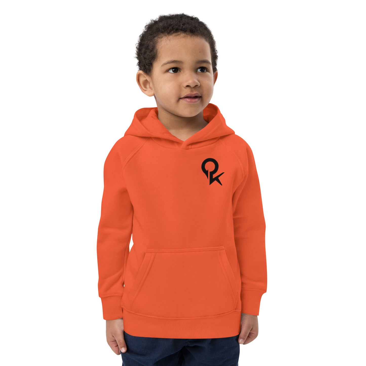 Kids eco hoodie (Black Quickk)