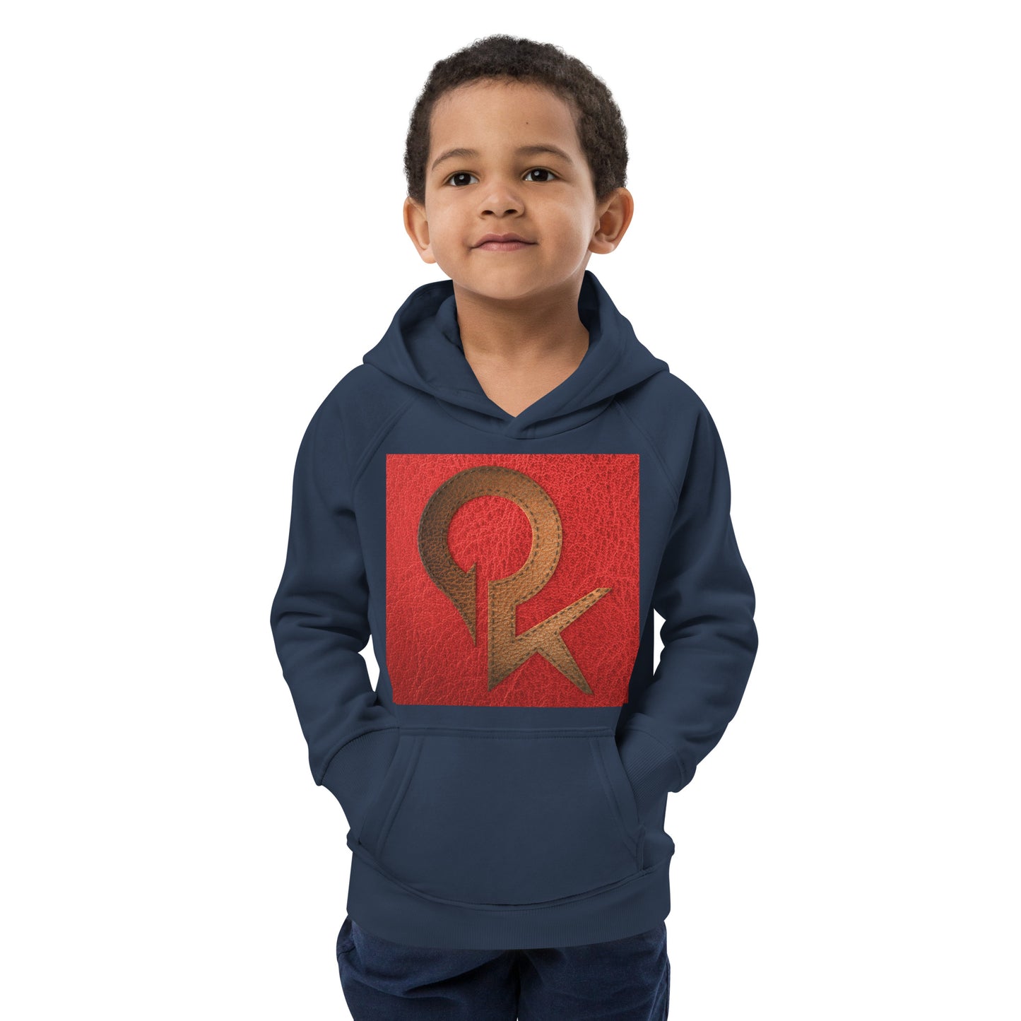 Kids eco hoodie (Red Quickk)