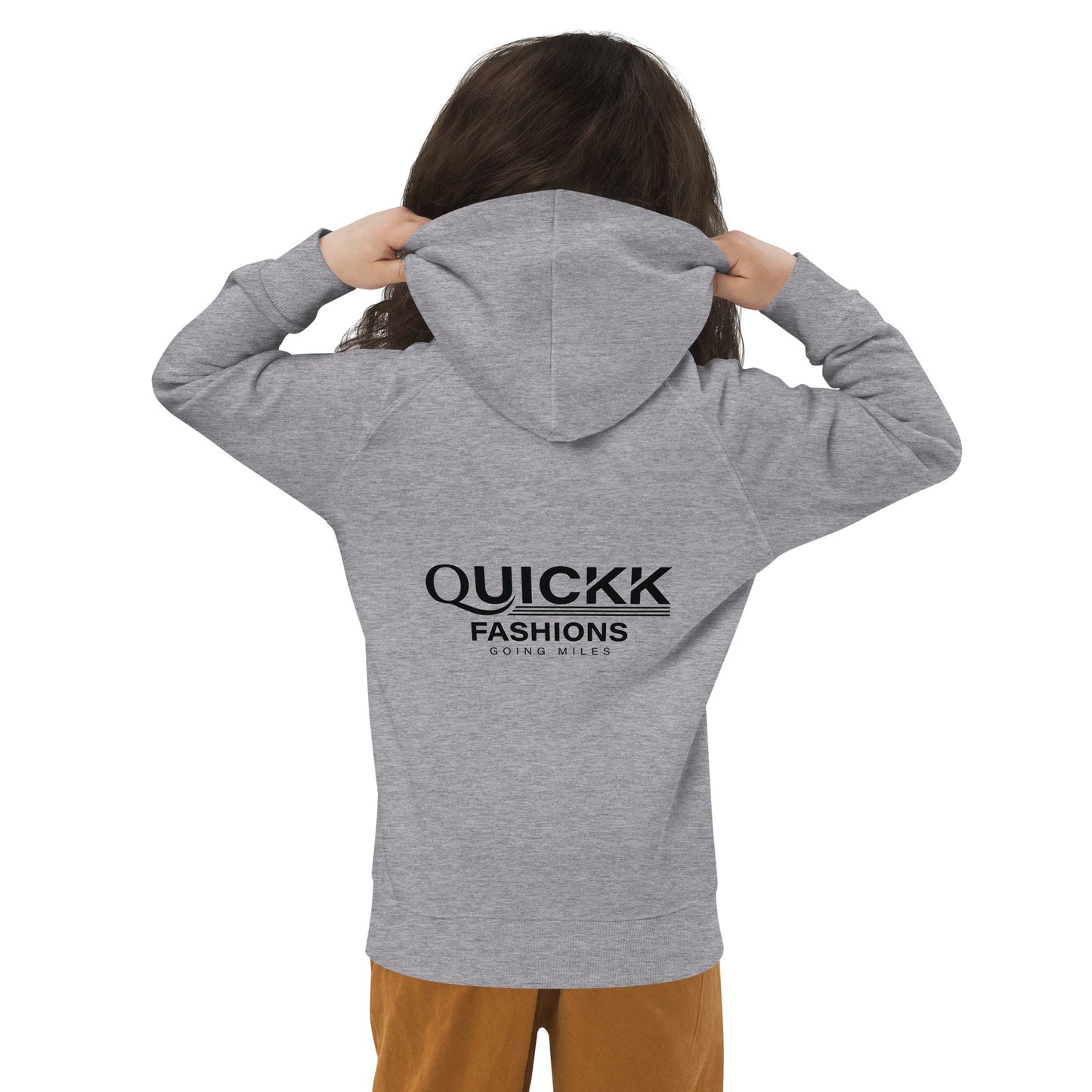 Kids eco hoodie (Black Quickk)