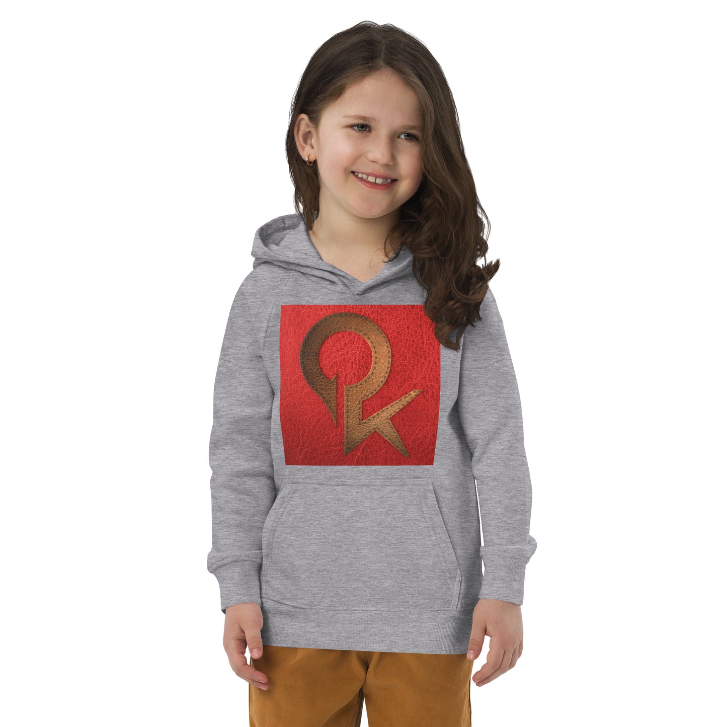 Kids eco hoodie (Red Quickk)