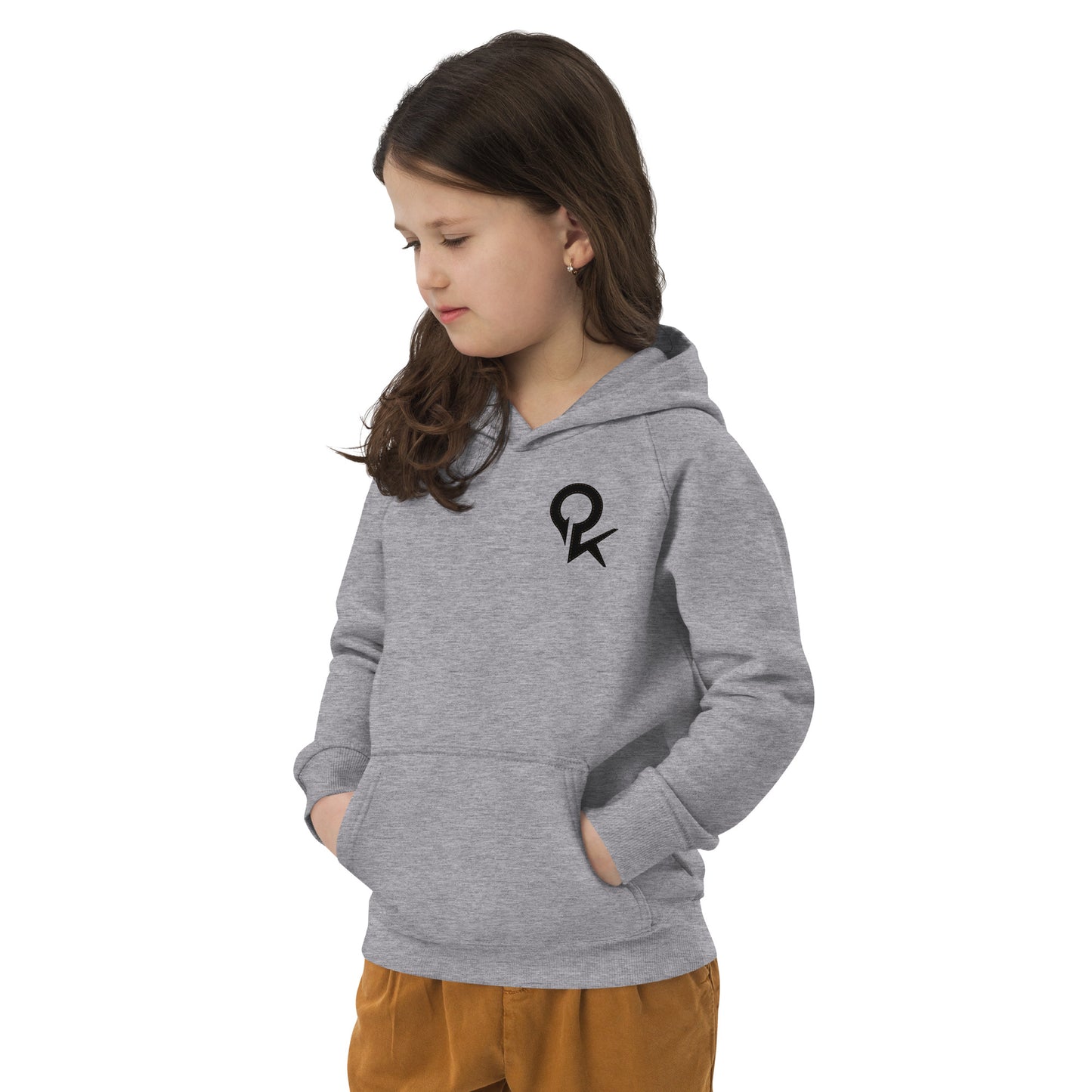 Kids eco hoodie (Black Quickk)