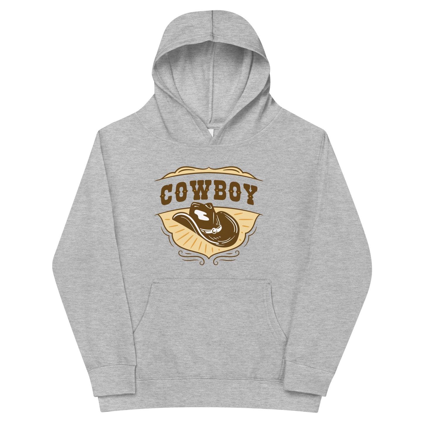 Kids fleece hoodie (Cowboy)