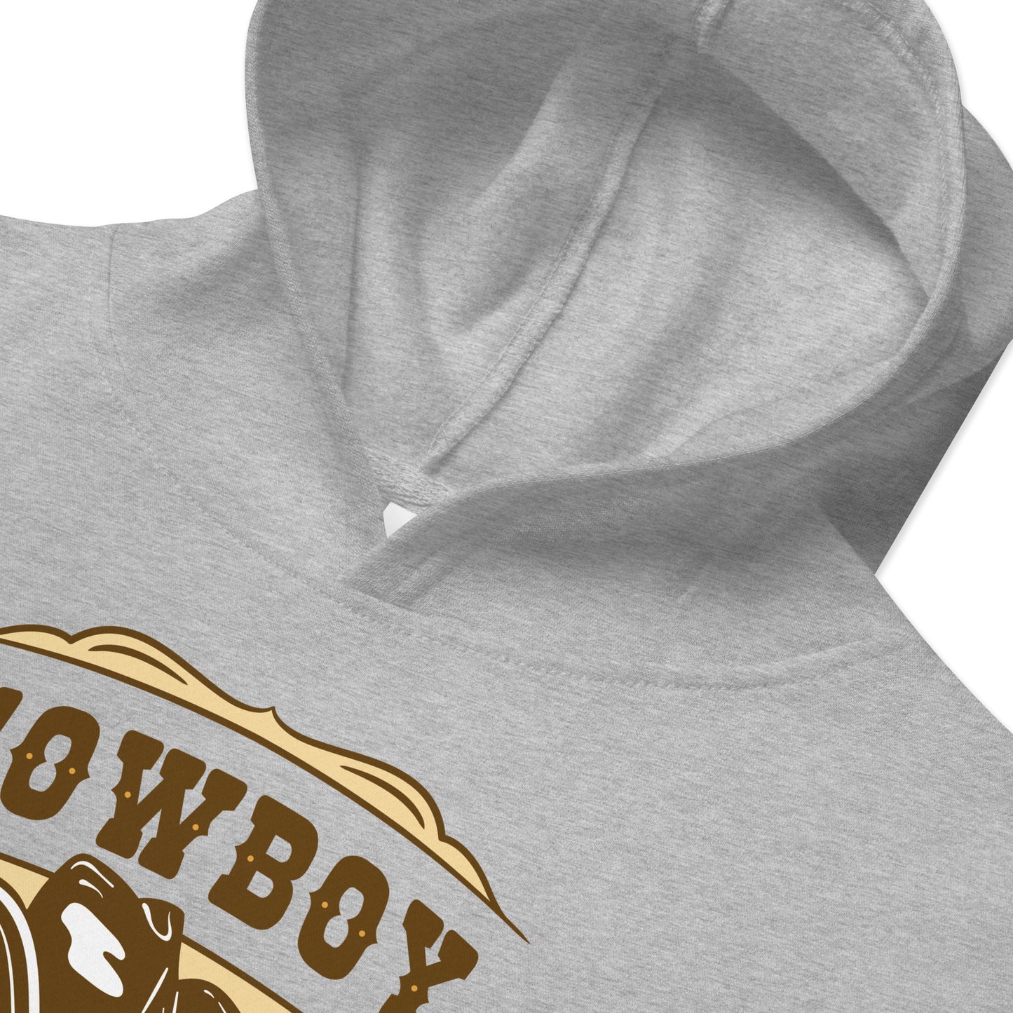 Kids fleece hoodie (Cowboy)