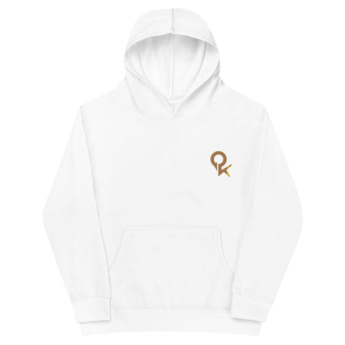 Kids fleece hoodie (Gold Quickk)