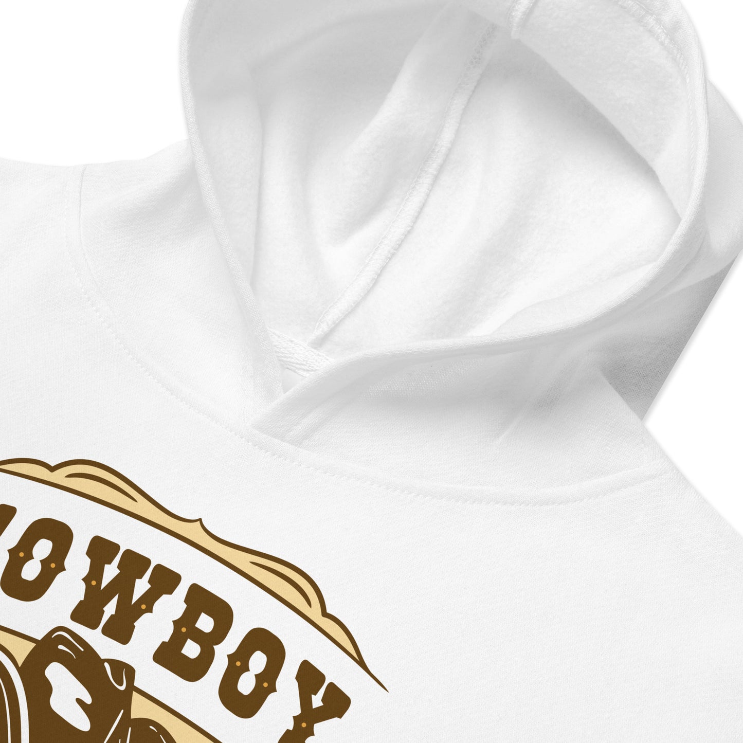 Kids fleece hoodie (Cowboy)