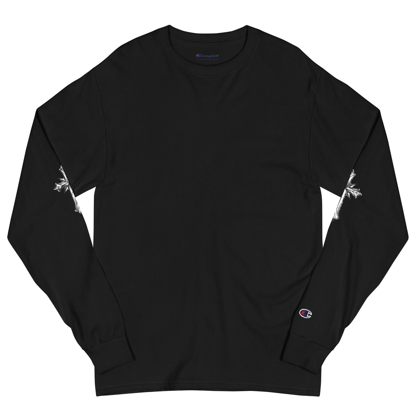 Men's Champion Long Sleeve Shirt (White Quickk)