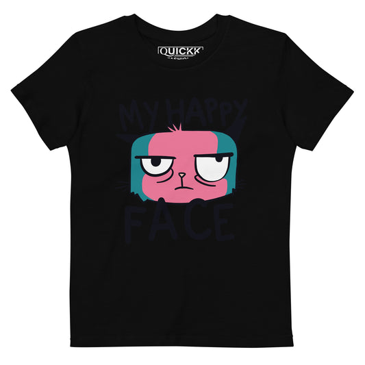 Organic cotton kids t-shirt (Happy Face)