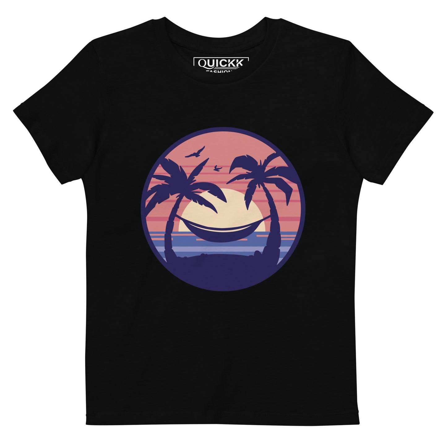 Organic cotton kids t-shirt (Palm Trees)