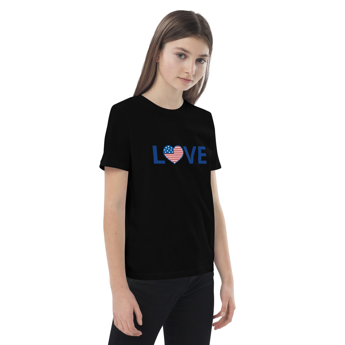 Organic cotton kids t-shirt (Love USA)