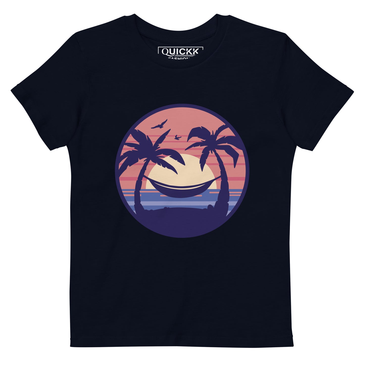 Organic cotton kids t-shirt (Palm Trees)