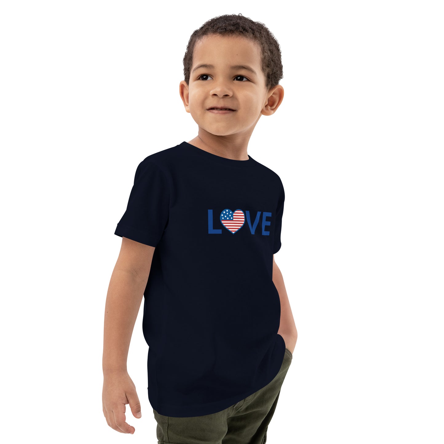 Organic cotton kids t-shirt (Love USA)