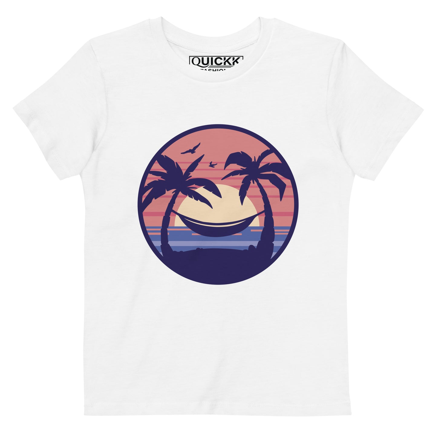 Organic cotton kids t-shirt (Palm Trees)