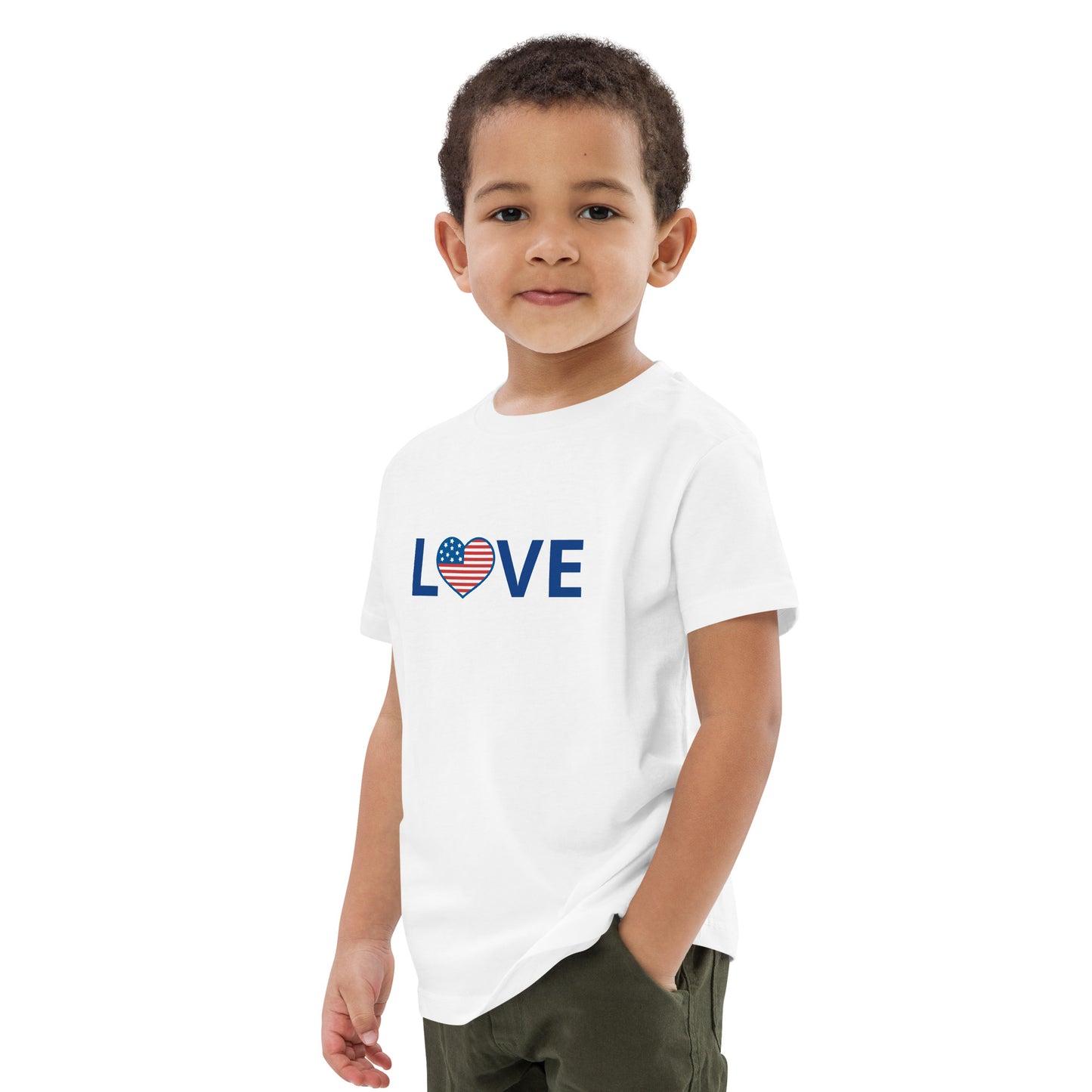 Organic cotton kids t-shirt (Love USA)