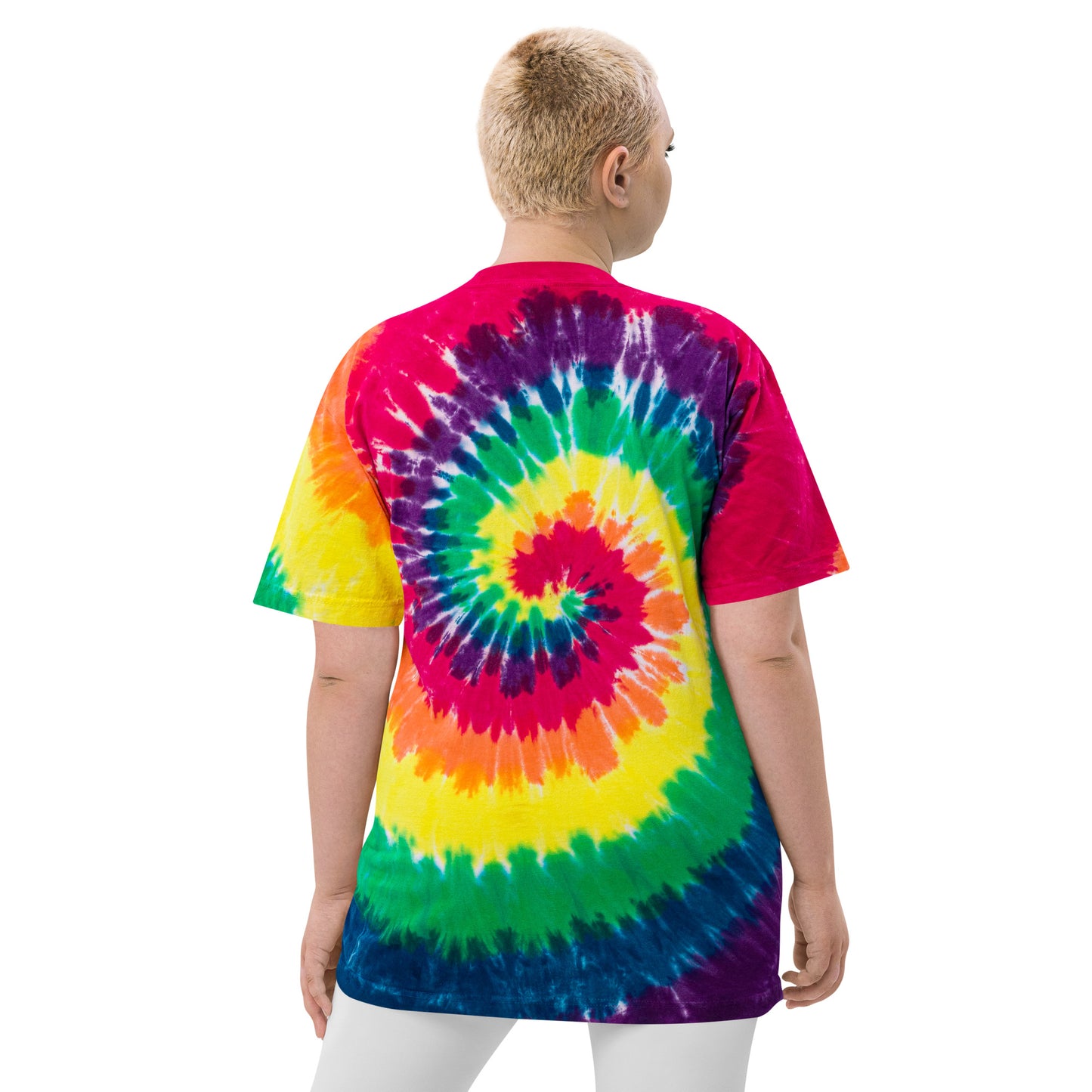 Oversized tie-dye t-shirt (Hello)