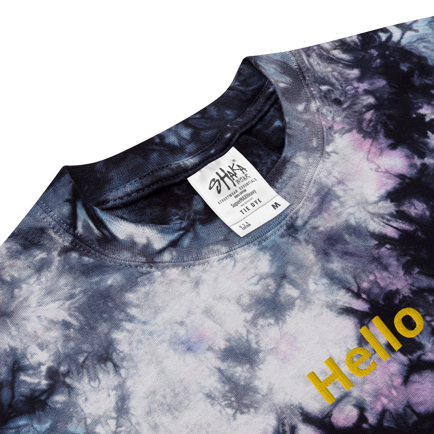 Tie-dye t-shirt (Hello)