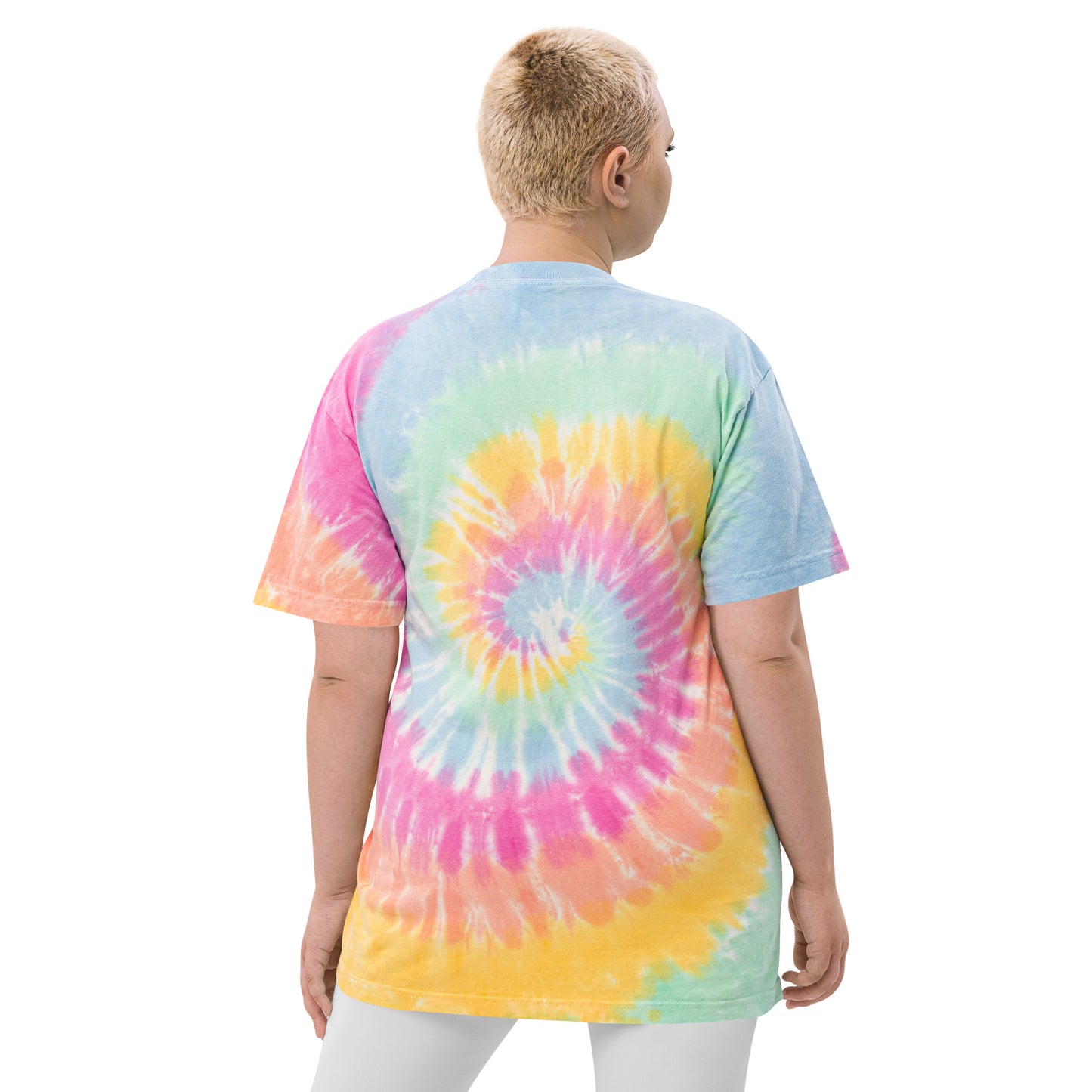 Oversized tie-dye t-shirt (Hello)