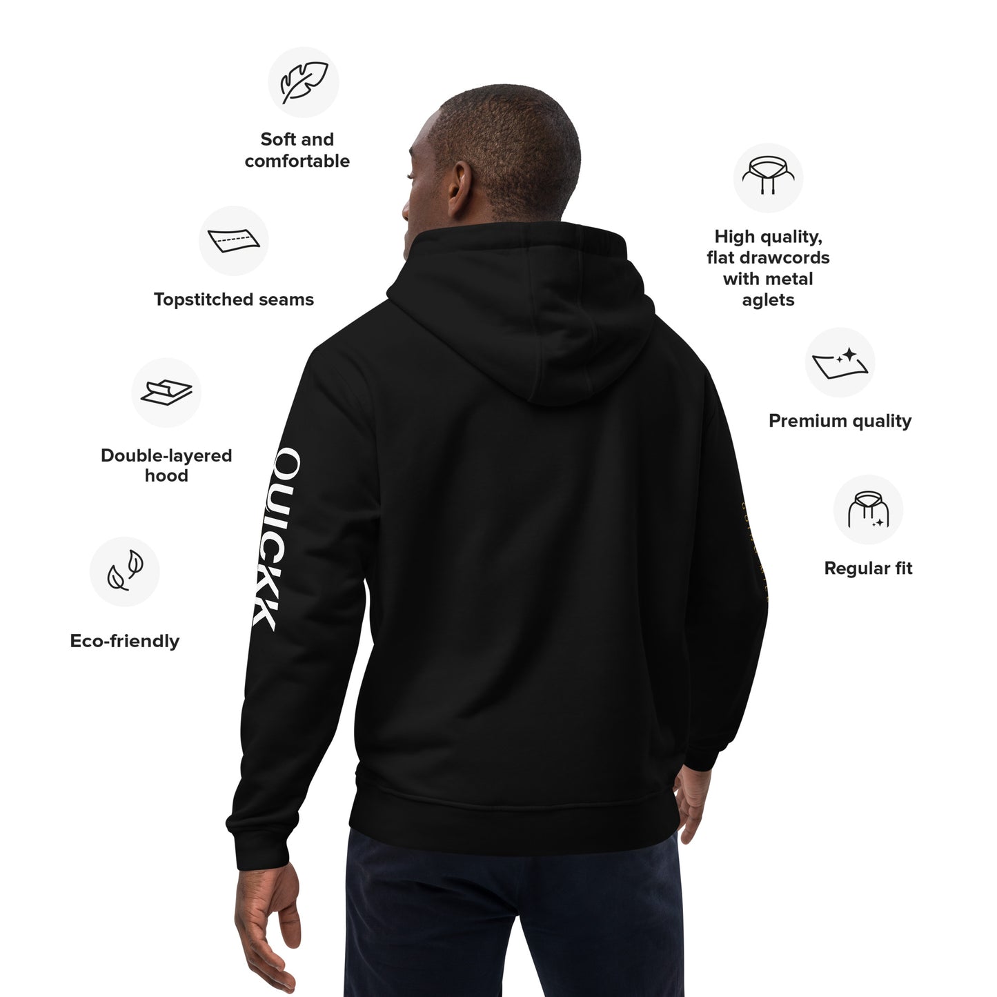 Premium eco hoodie (USA Quickk)