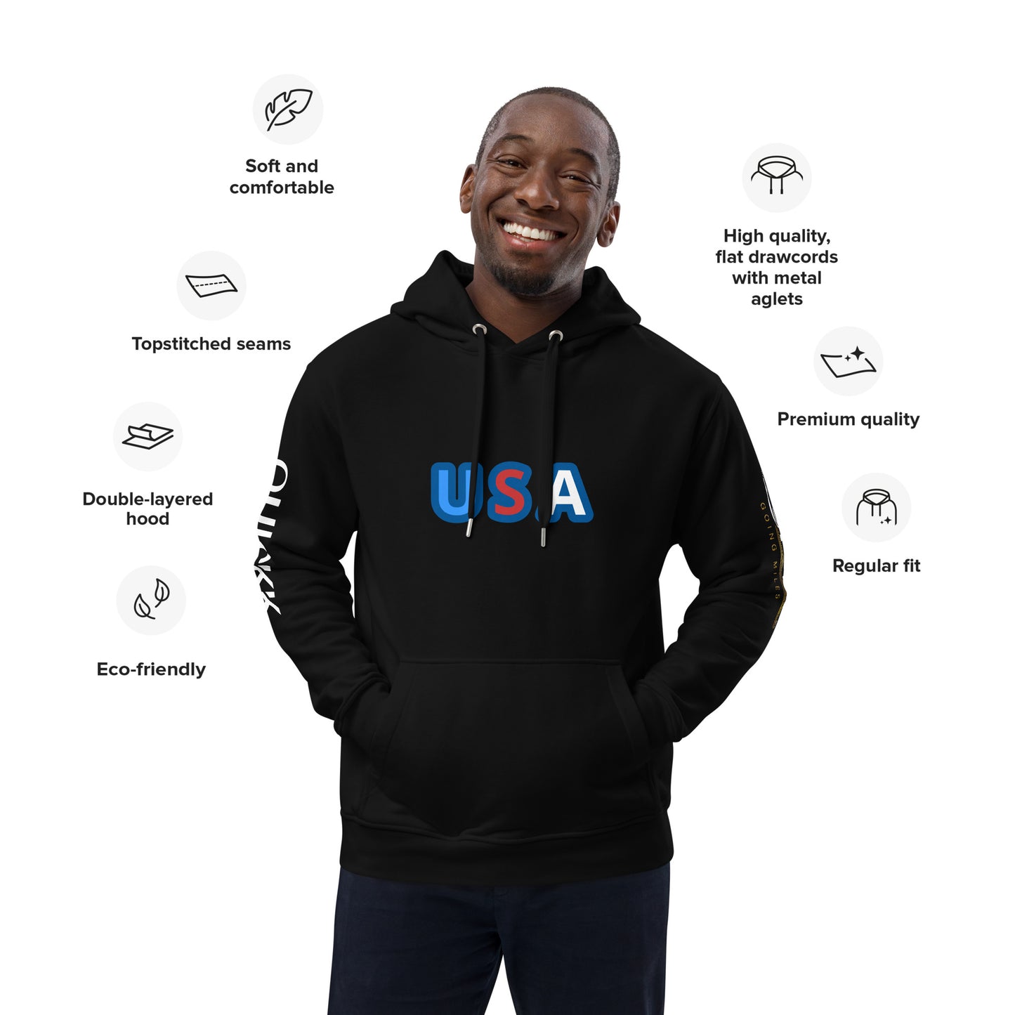 Premium eco hoodie (USA Quickk)