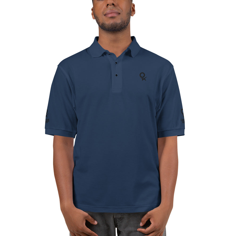 Men's Premium Polo (Black Quickk)