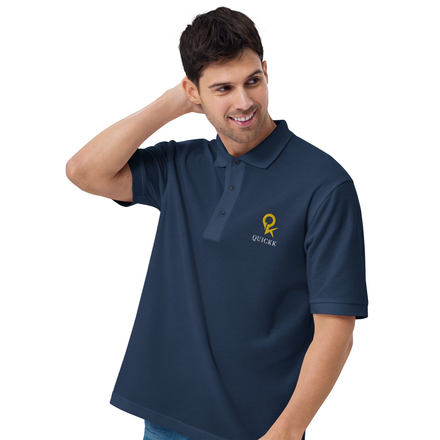 Men's Premium Polo (Yellow Quick)