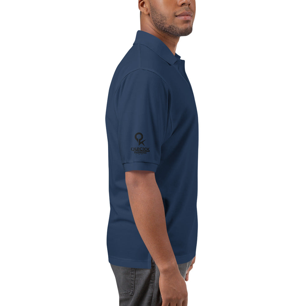 Men's Premium Polo (Black Quickk)