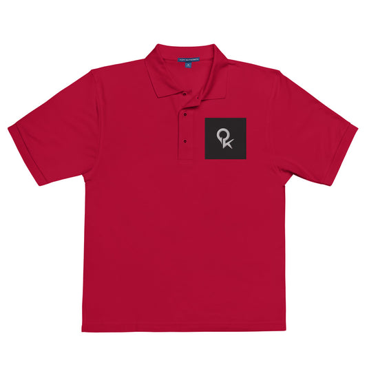 Men's Premium Polo (Black Square)