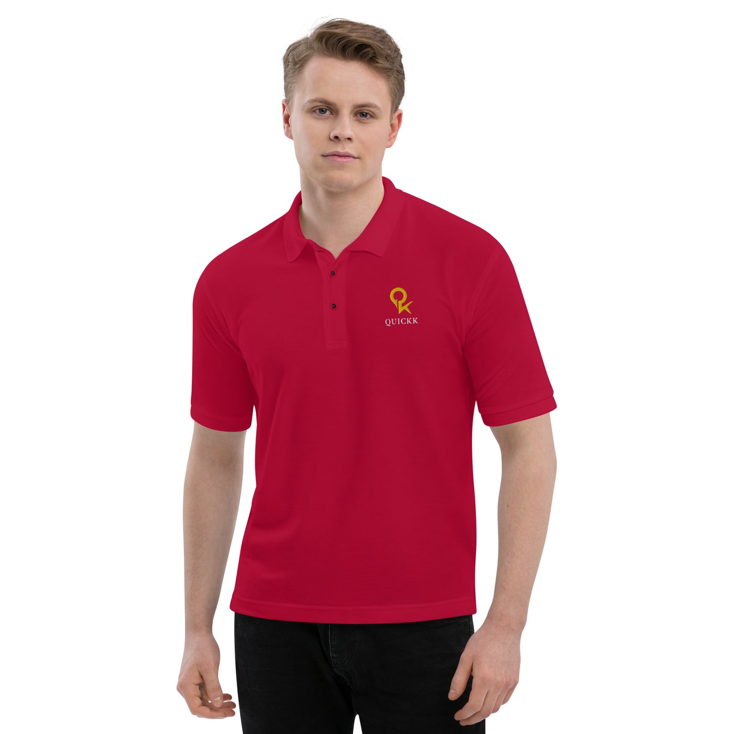 Men's Premium Polo (Yellow Quick)