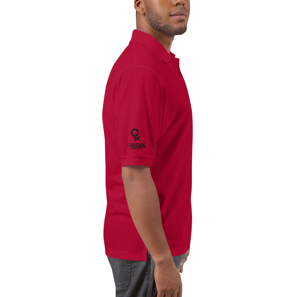 Men's Premium Polo (Black Quickk)