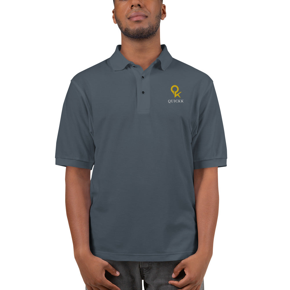 Men's Premium Polo (Yellow Quick)